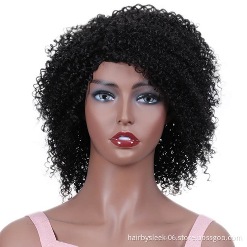 Rebecca Wholesale Kinky Curly Hair Short Bob Wigs Kinky Curly Human Hair Brazilian Jerry Curl Wigs For Black Women Human Hair